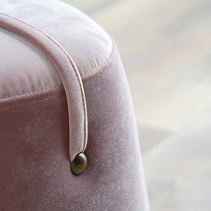 Tabouret en éponge en tissu rond carré de simplicité moderne pour salon 