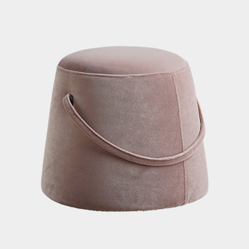 Tabouret en éponge en tissu rond carré de simplicité moderne pour salon 