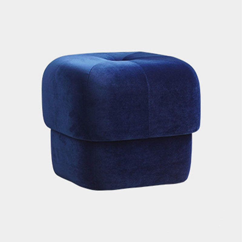 Tabouret en éponge en tissu rond carré de simplicité moderne pour salon 