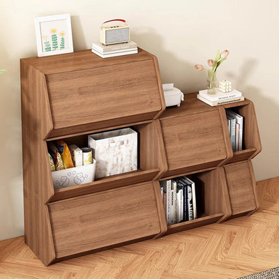 Moderner Einfachheit Massivholzplatte Beistelltisch 1 - Schrank für Wohnzimmer 