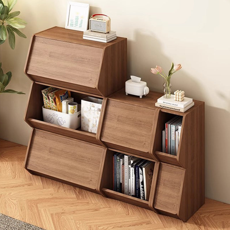 Mesa auxiliar moderna y minimalista rectangular trapezoidal de madera de ingeniería ecológica 1 - mueble para sala de estar 