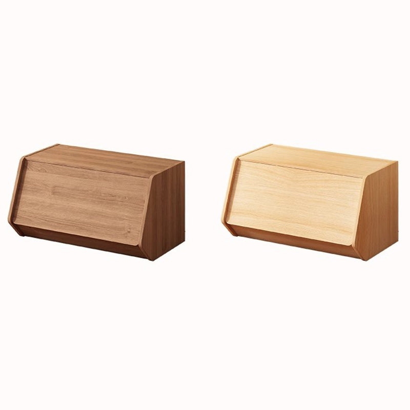 Mesa auxiliar moderna y minimalista rectangular trapezoidal de madera de ingeniería ecológica 1 - mueble para sala de estar 