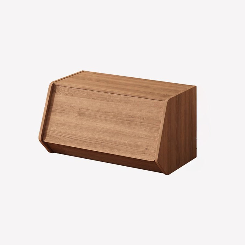 Mesa auxiliar moderna y minimalista rectangular trapezoidal de madera de ingeniería ecológica 1 - mueble para sala de estar 