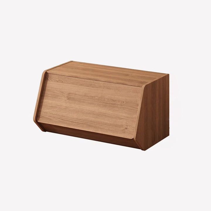 Mesa auxiliar moderna y minimalista rectangular trapezoidal de madera de ingeniería ecológica 1 - mueble para sala de estar 