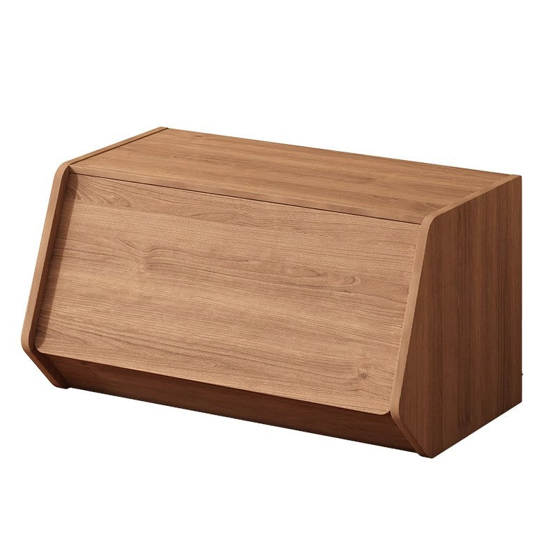 Mesa auxiliar moderna y minimalista rectangular trapezoidal de madera de ingeniería ecológica 1 - mueble para sala de estar 