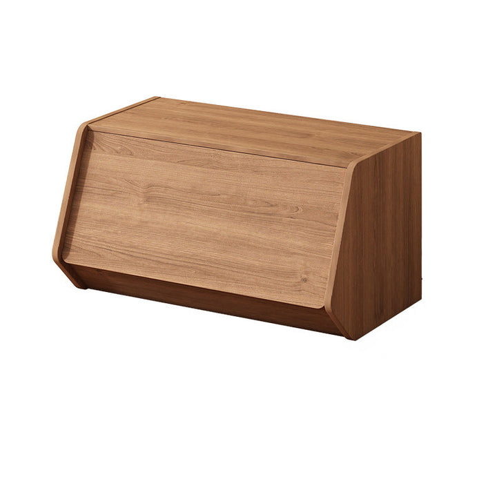 Mesa auxiliar moderna y minimalista rectangular trapezoidal de madera de ingeniería ecológica 1 - mueble para sala de estar 