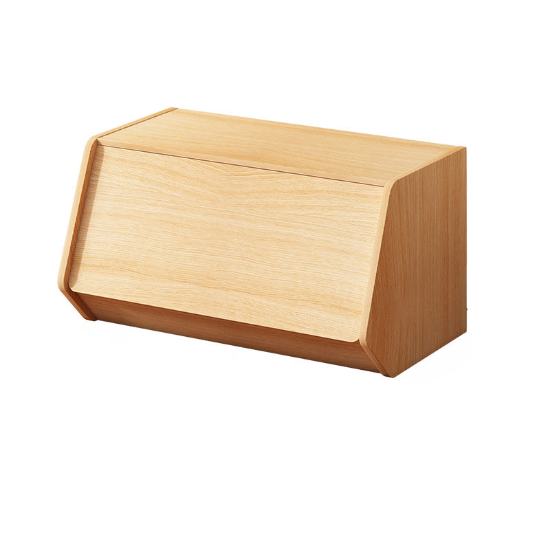 Mesa auxiliar moderna y minimalista rectangular trapezoidal de madera de ingeniería ecológica 1 - mueble para sala de estar 