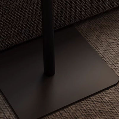 Mesa Auxiliar Rectangular Reversible de Nogal y Acero Inoxidable de Simplicidad Moderna 1 - Nivel Para Sala de Estar 