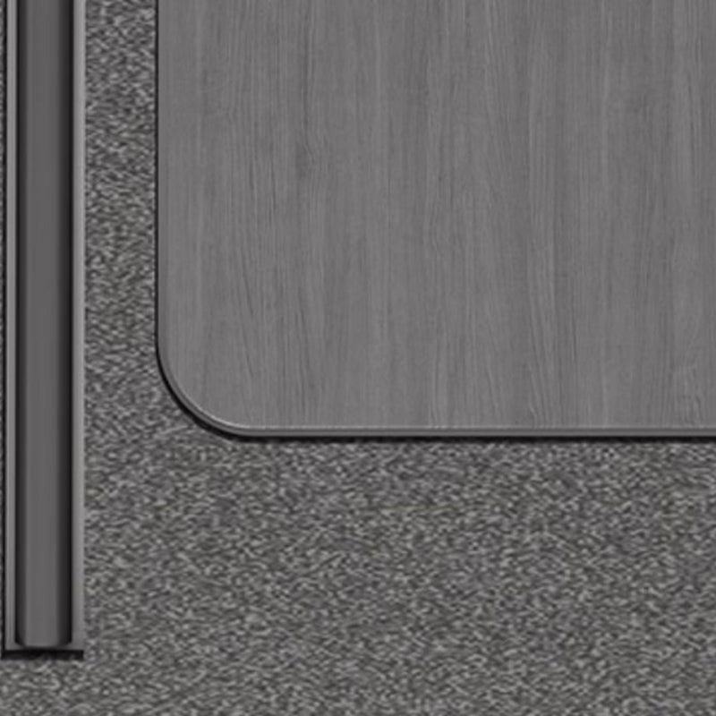 Mesa Auxiliar Rectangular Reversible de Nogal y Acero Inoxidable de Simplicidad Moderna 1 - Nivel Para Sala de Estar 