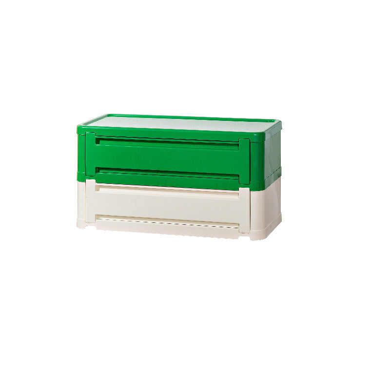Contemporary Nordic Rectangle Cube Full ABS Shoe Storage 2/3/4/5 - Cabinet For Entryways