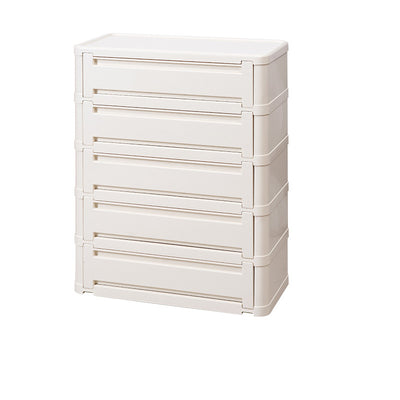 Contemporary Nordic Rectangle Cube Full ABS Shoe Storage 2/3/4/5 - Cabinet For Entryways