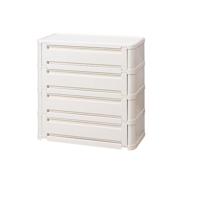 Contemporary Nordic Rectangle Cube Full ABS Shoe Storage 2/3/4/5 - Cabinet For Entryways