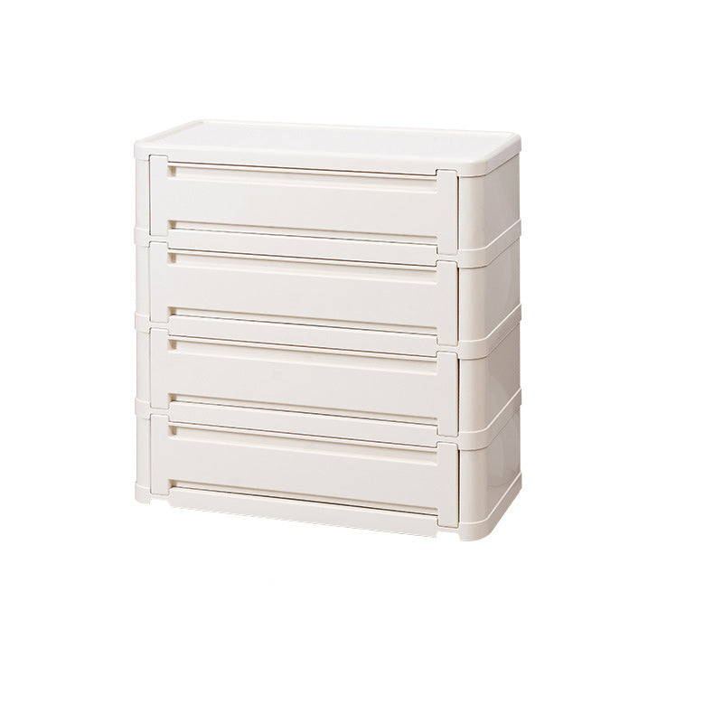 Contemporary Nordic Rectangle Cube Full ABS Shoe Storage 2/3/4/5 - Cabinet For Entryways