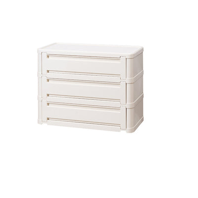 Contemporary Nordic Rectangle Cube Full ABS Shoe Storage 2/3/4/5 - Cabinet For Entryways
