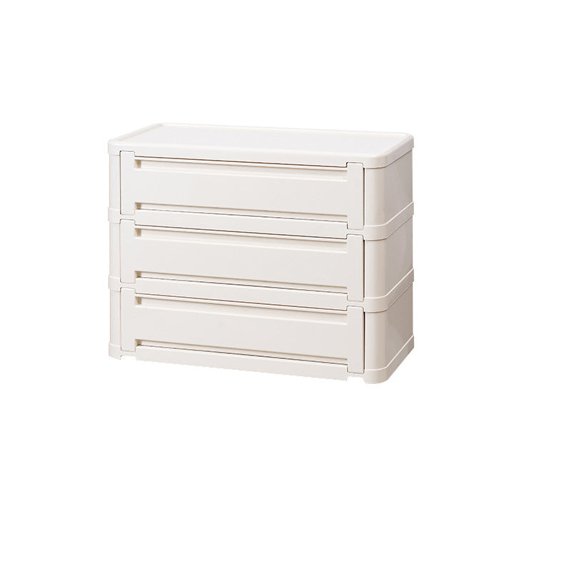 Contemporary Nordic Rectangle Cube Full ABS Shoe Storage 2/3/4/5 - Cabinet For Entryways