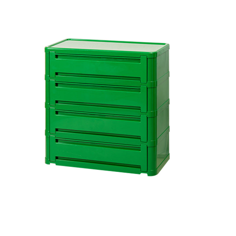 Contemporary Nordic Rectangle Cube Full ABS Shoe Storage 2/3/4/5 - Cabinet For Entryways