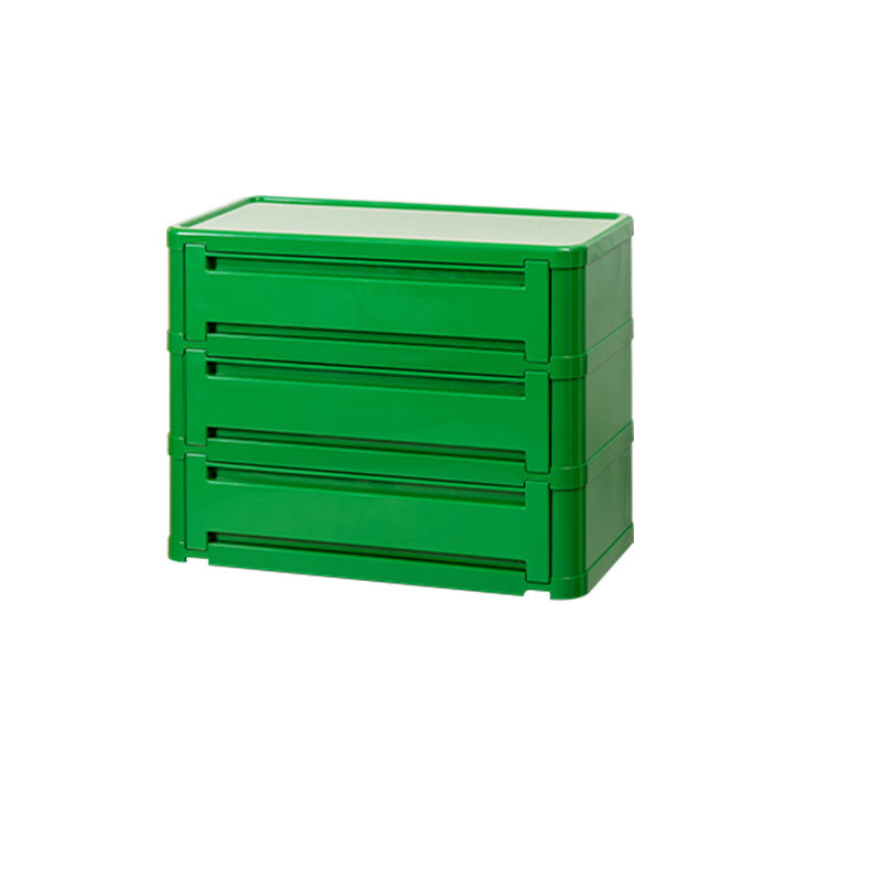 Contemporary Nordic Rectangle Cube Full ABS Shoe Storage 2/3/4/5 - Cabinet For Entryways