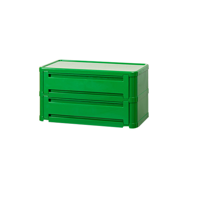 Contemporary Nordic Rectangle Cube Full ABS Shoe Storage 2/3/4/5 - Cabinet For Entryways