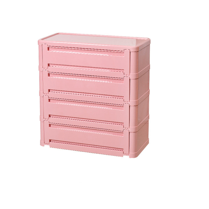 Contemporary Nordic Rectangle Cube Full ABS Shoe Storage 2/3/4/5 - Cabinet For Entryways