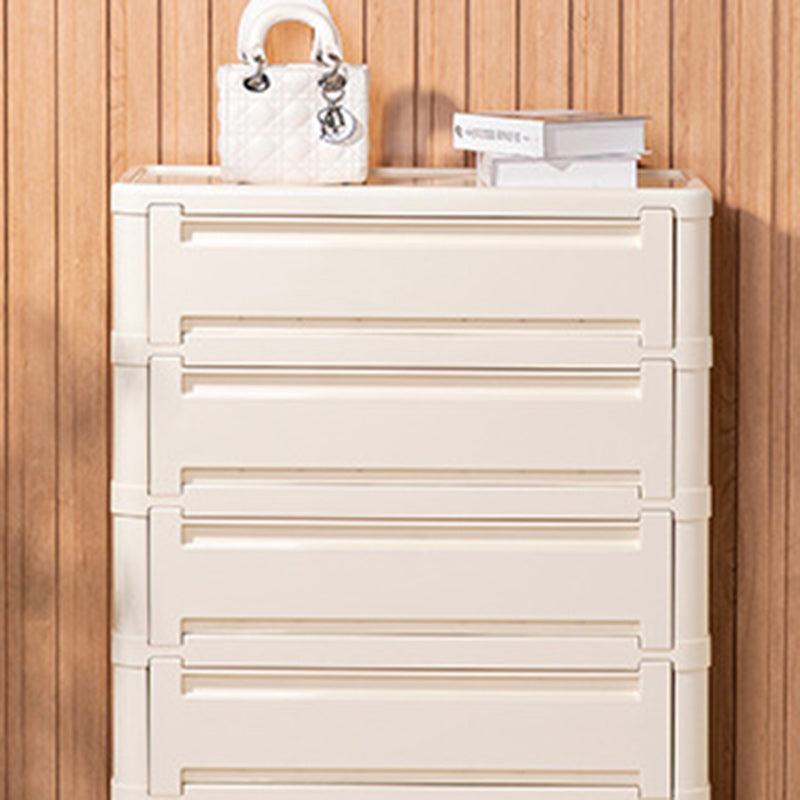 Contemporary Nordic Rectangle Cube Full ABS Shoe Storage 2/3/4/5 - Cabinet For Entryways