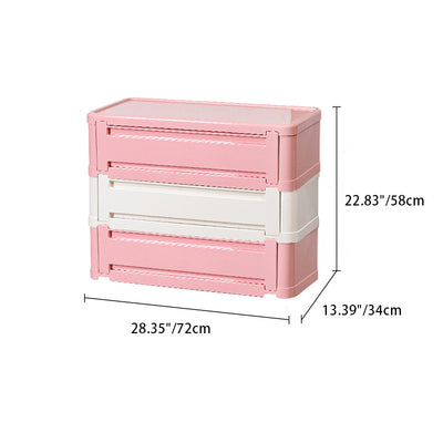 Contemporary Nordic Rectangle Cube Full ABS Shoe Storage 2/3/4/5 - Cabinet For Entryways