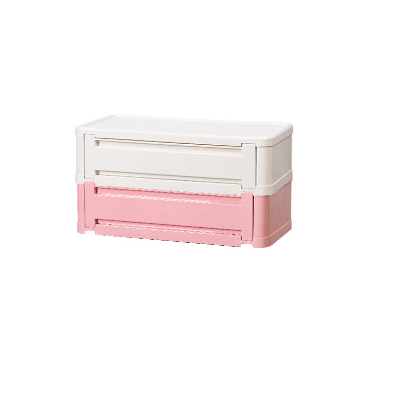 Contemporary Nordic Rectangle Cube Full ABS Shoe Storage 2/3/4/5 - Cabinet For Entryways
