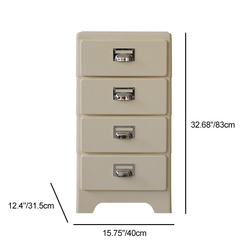 Traditional Japanese Macarons Rectangular Cube ABS Side Table 2/3/4/5 - Drawer For Living Room