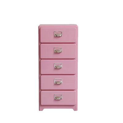 Traditional Japanese Macarons Rectangular Cube ABS Side Table 2/3/4/5 - Drawer For Living Room