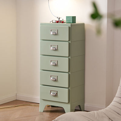 Traditional Japanese Macarons Rectangular Cube ABS Side Table 2/3/4/5 - Drawer For Living Room