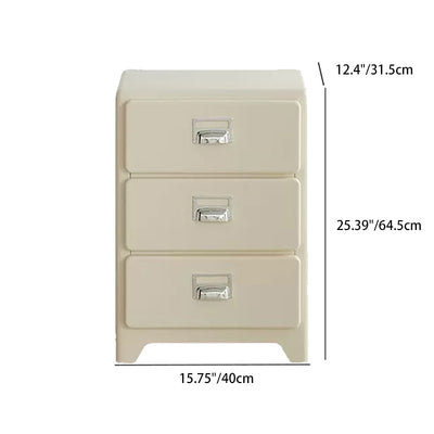 Traditional Japanese Macarons Rectangular Cube ABS Side Table 2/3/4/5 - Drawer For Living Room