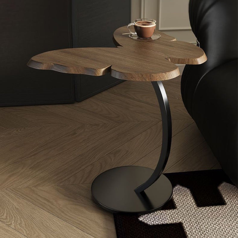 Traditional French Butterfly Density Board Hardware Side Table 1 - Tier For Living Room