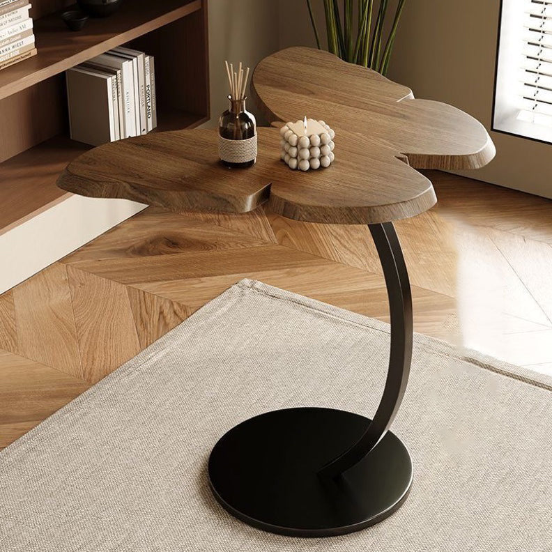Traditional French Butterfly Density Board Hardware Side Table 1 - Tier For Living Room