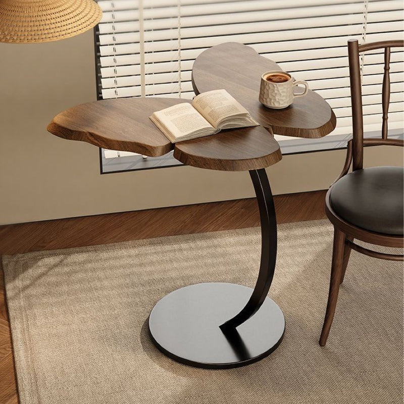 Traditional French Butterfly Density Board Hardware Side Table 1 - Tier For Living Room