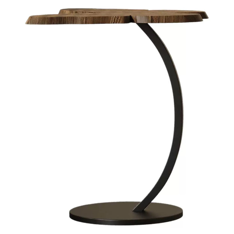 Traditional French Butterfly Density Board Hardware Side Table 1 - Tier For Living Room
