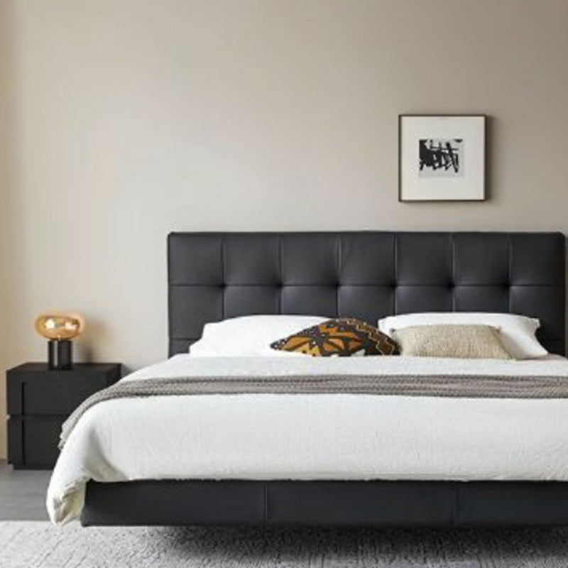 Table de chevet moderne minimaliste cube carré en bois massif avec quincaillerie 2 tiroirs pour chambre 