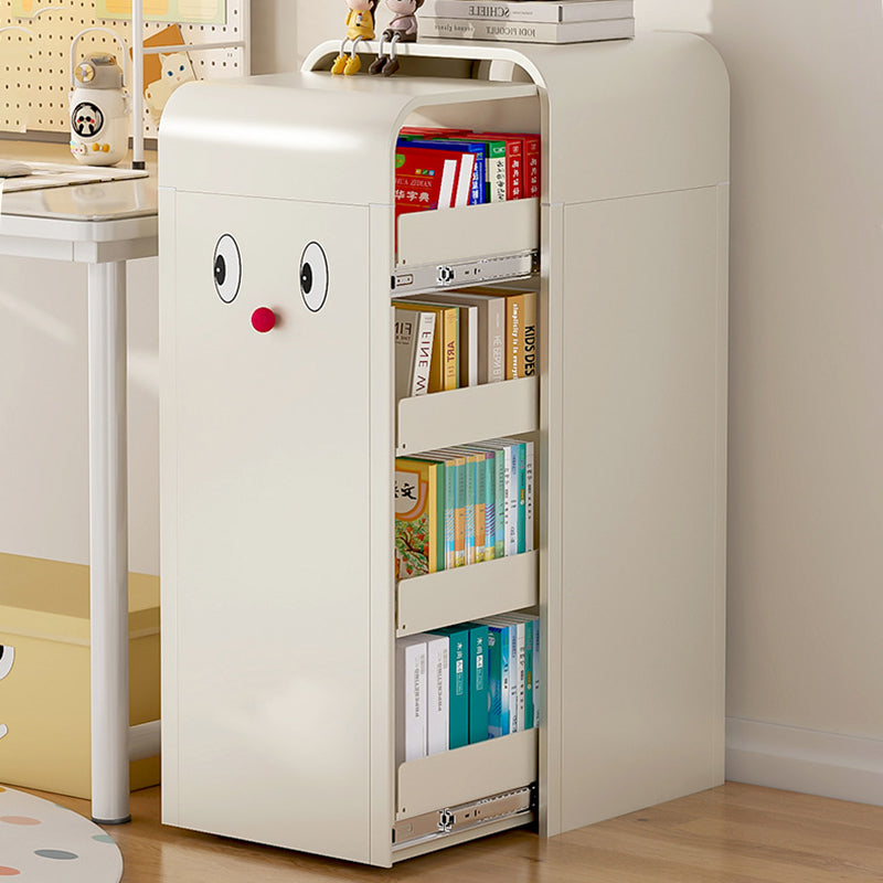 Contemporary Nordic Cuboid Carbon Steel Hardware Snack Storage Side Table 4 - Tier For Living Room