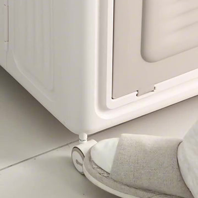 Contemporary Nordic Foldable Clothes Storage Cabinet Full PP Side Table 1 - Storage For Living Room