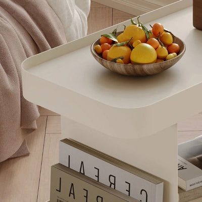 Contemporary Nordic Rectangle Full Iron Storage Cabinets Side Table 3 - Tier For Living Room