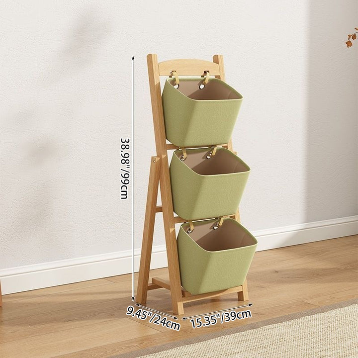 Modern Simplicity Square Canvas Box Pine 2/3/4 - Storage Side Table For Living Room