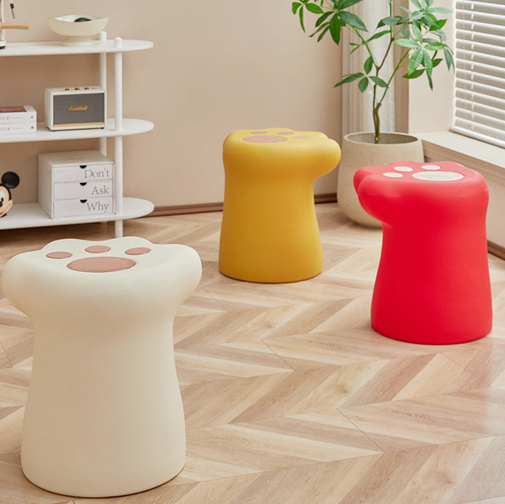 Table d'appoint et ensemble de chaises contemporains nordiques pour chat avec griffoir en PE pour salon 