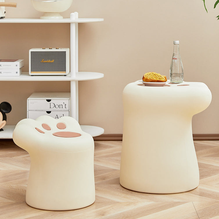Contemporary Nordic Cat Scratching PE Side Table & Chair Set For Living Room