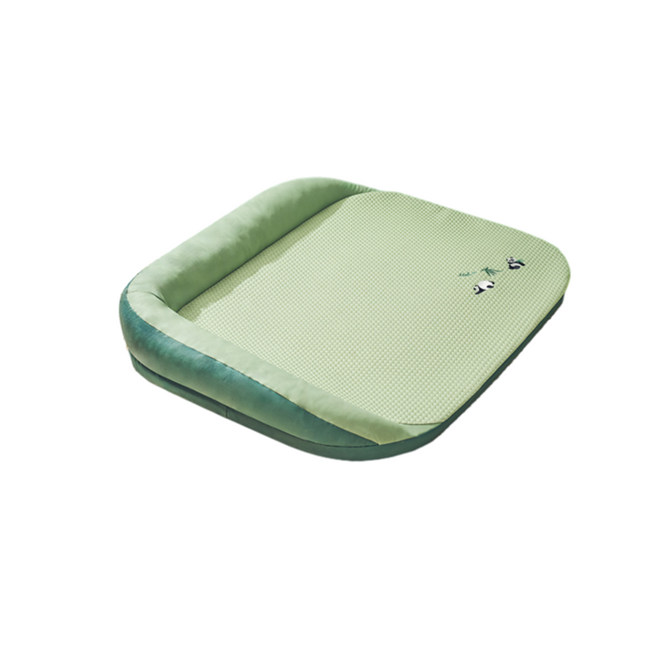 Contemporary Creative Rectangular Synthetic Fabric Cooling Fabric Dog Bed Pet Bed For Living Room