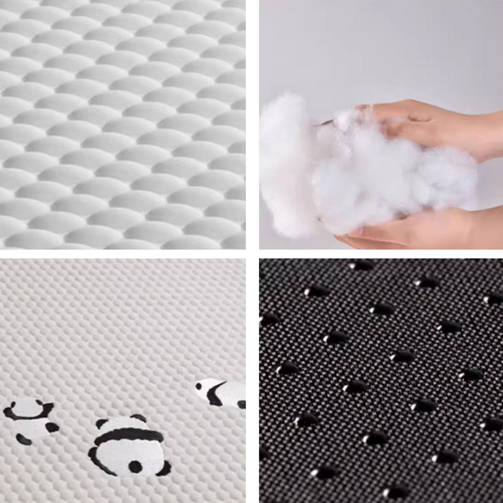 Contemporary Creative Rectangular Synthetic Fabric Cooling Fabric Dog Bed Pet Bed For Living Room