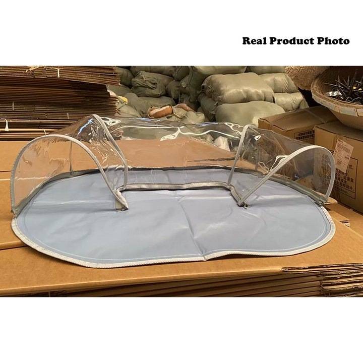Modern Minimalist Rectangular PVC Fabric Cooling Cat Bed Pet Tunnel For Living Room