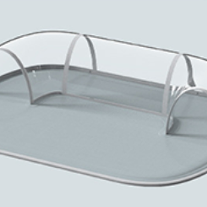 Modern Minimalist Rectangular PVC Fabric Cooling Cat Bed Pet Tunnel For Living Room