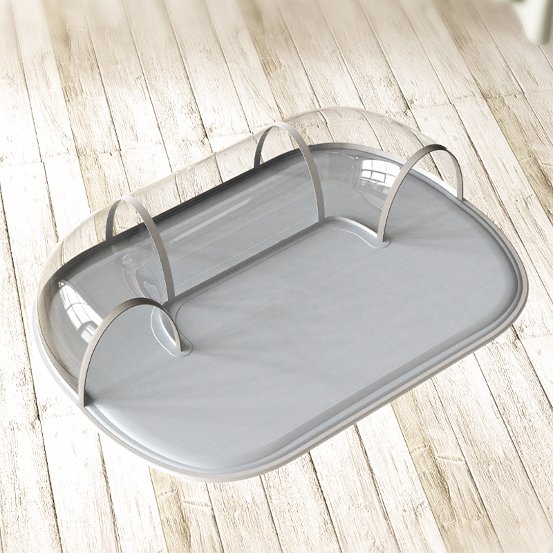 Modern Minimalist Rectangular PVC Fabric Cooling Cat Bed Pet Tunnel For Living Room