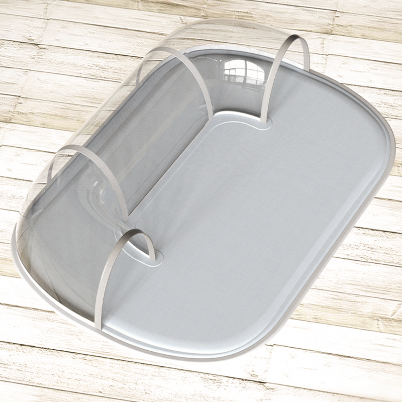 Modern Minimalist Rectangular PVC Fabric Cooling Cat Bed Pet Tunnel For Living Room
