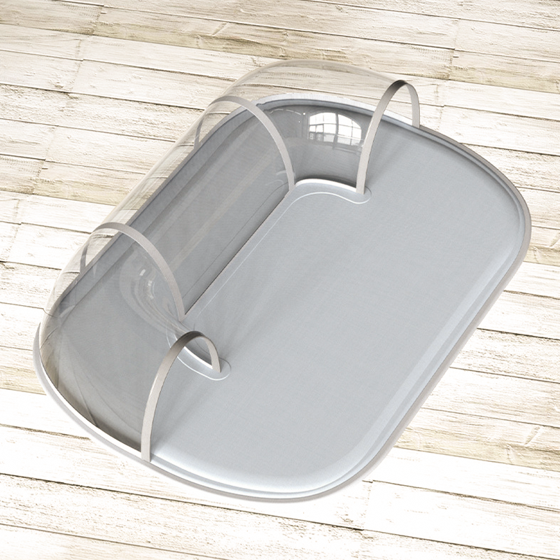 Modern Minimalist Rectangular PVC Fabric Cooling Cat Bed Pet Tunnel For Living Room