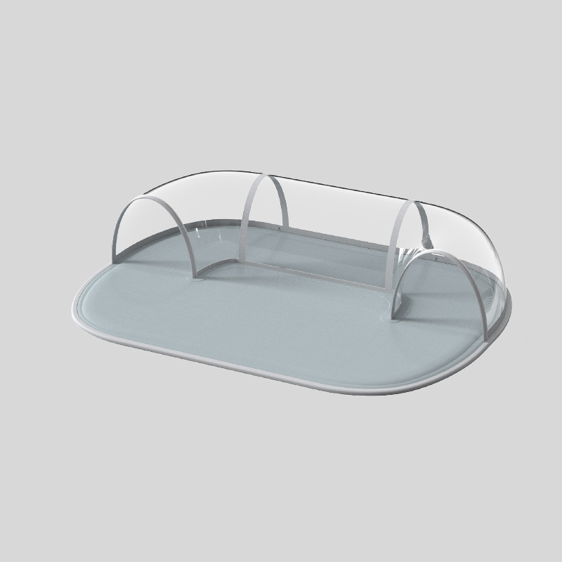 Modern Minimalist Rectangular PVC Fabric Cooling Cat Bed Pet Tunnel For Living Room