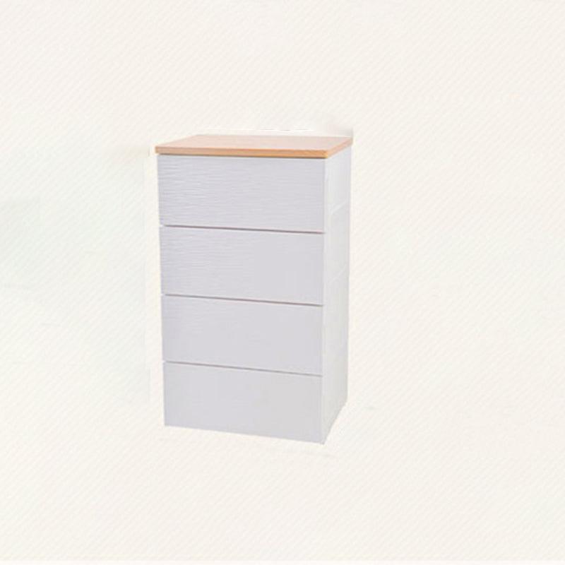 Modern Minimalist Rectangular MDF Plastic Storage Cabinet With 3/4/5 Drawers For Living Room